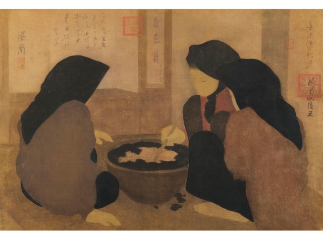  bức Les Teinturières (Thợ nhuộm) của danh họa Nguyễn Phan Chánh 
